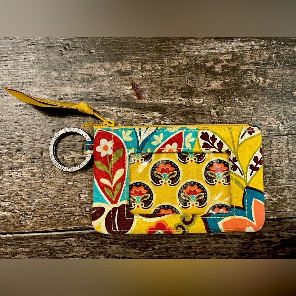 Vera Bradly Colorful Floral Card Holder